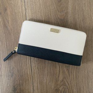 Kate Spade Wallet — Kate Spade Laurel Way Two-Toned Large Wallet